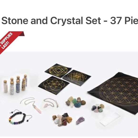 NWT Stone and Crystal Set - 37 Piece - Picture 1 of 2